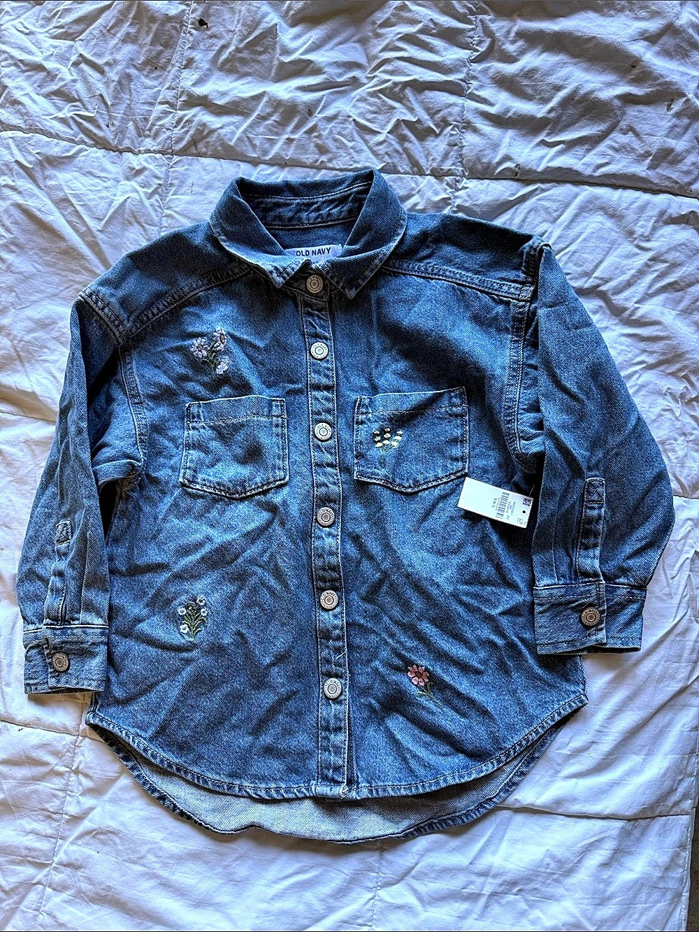 Old Navy Blue Button-Down Shirt